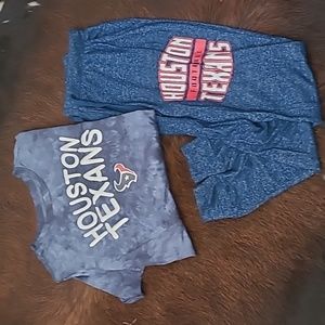 Houston Texans t-shirt and pants